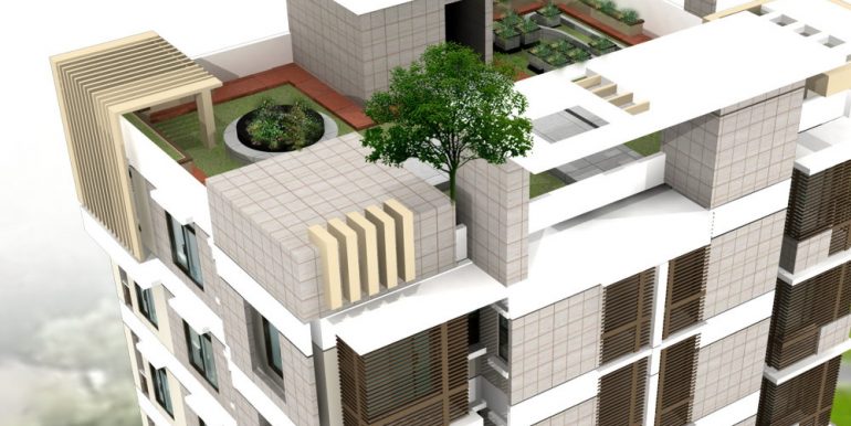 7. Roof left close view